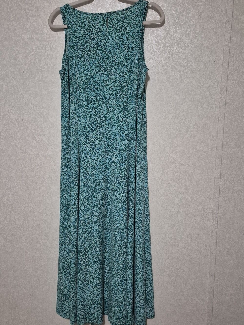 Michael Kors Teal Floral Sleeveless Maxi Dress  Size:XL - Picture 7 of 12